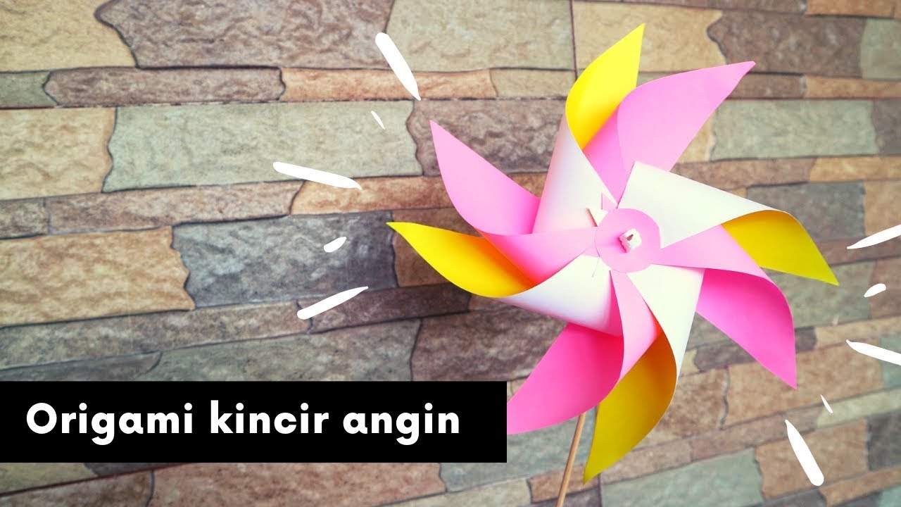 Detail Kincir Angin Dari Kertas Origami Nomer 38