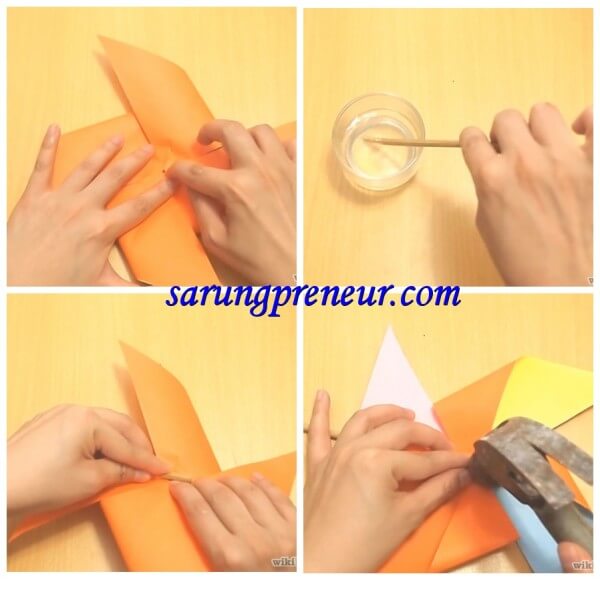 Detail Kincir Angin Dari Kertas Origami Nomer 45