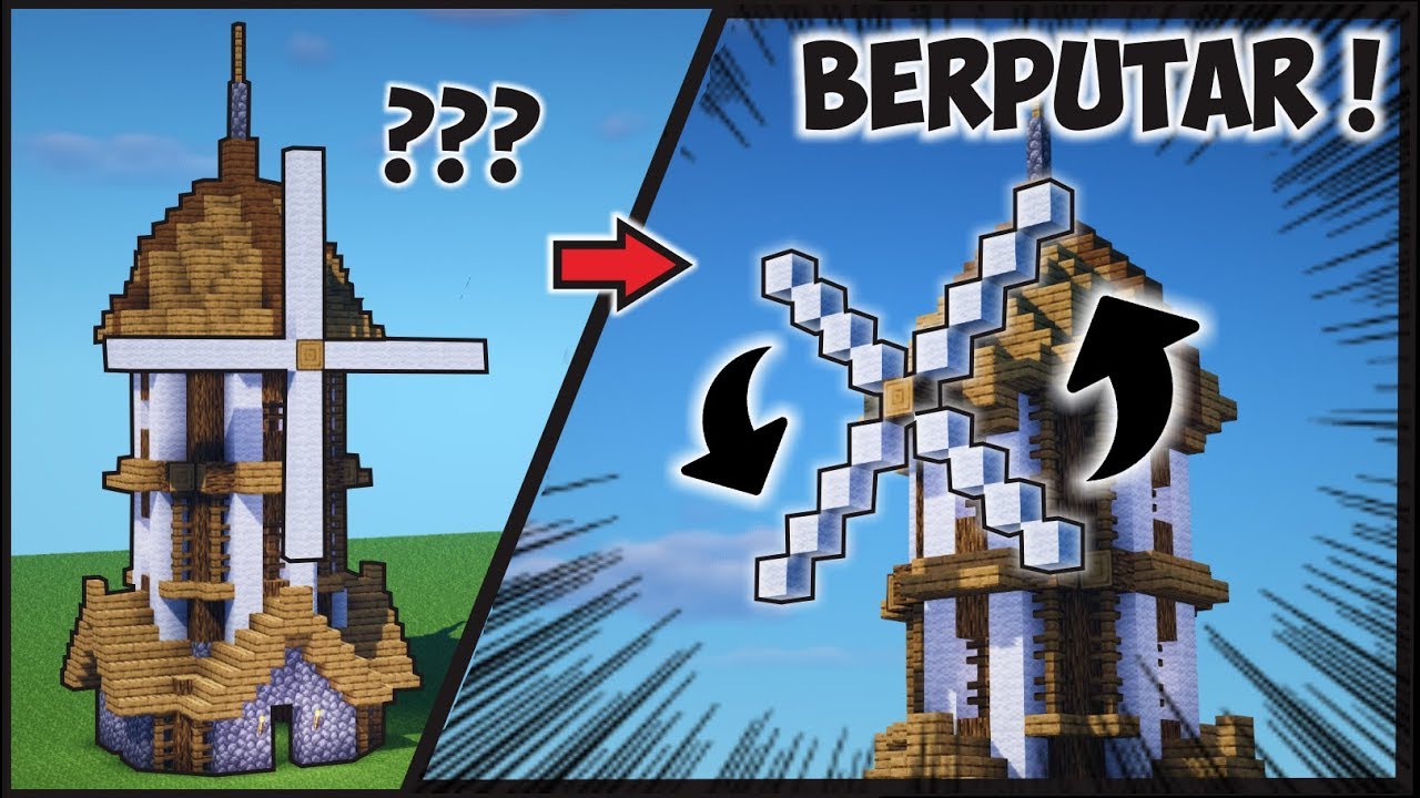 Detail Kincir Angin Minecraft Nomer 3