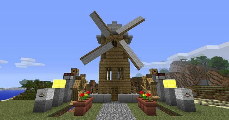Detail Kincir Angin Minecraft Nomer 45