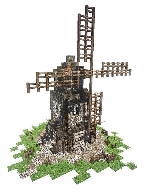 Detail Kincir Angin Minecraft Nomer 57