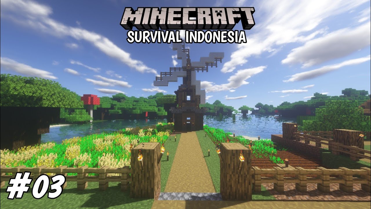 Detail Kincir Angin Minecraft Nomer 9