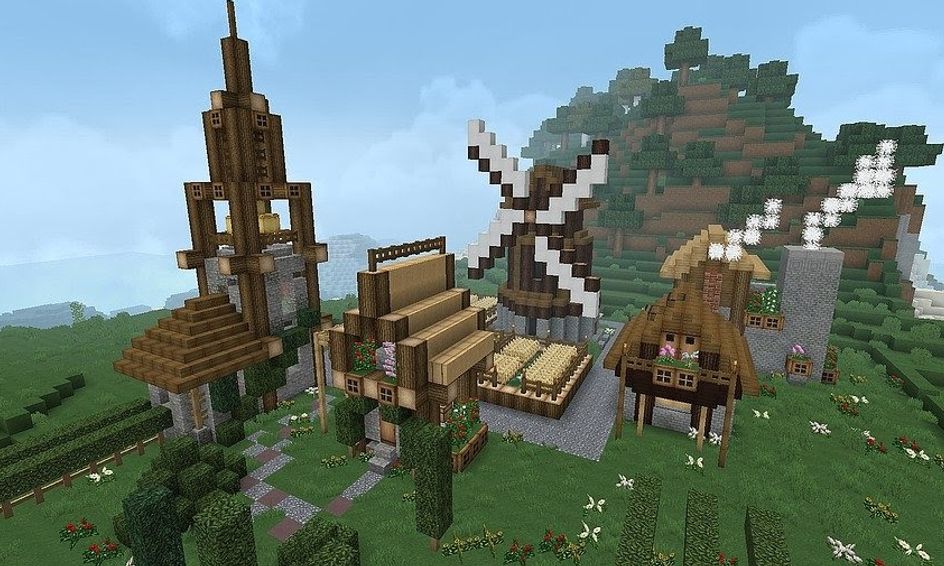 Detail Kincir Angin Minecraft Nomer 10
