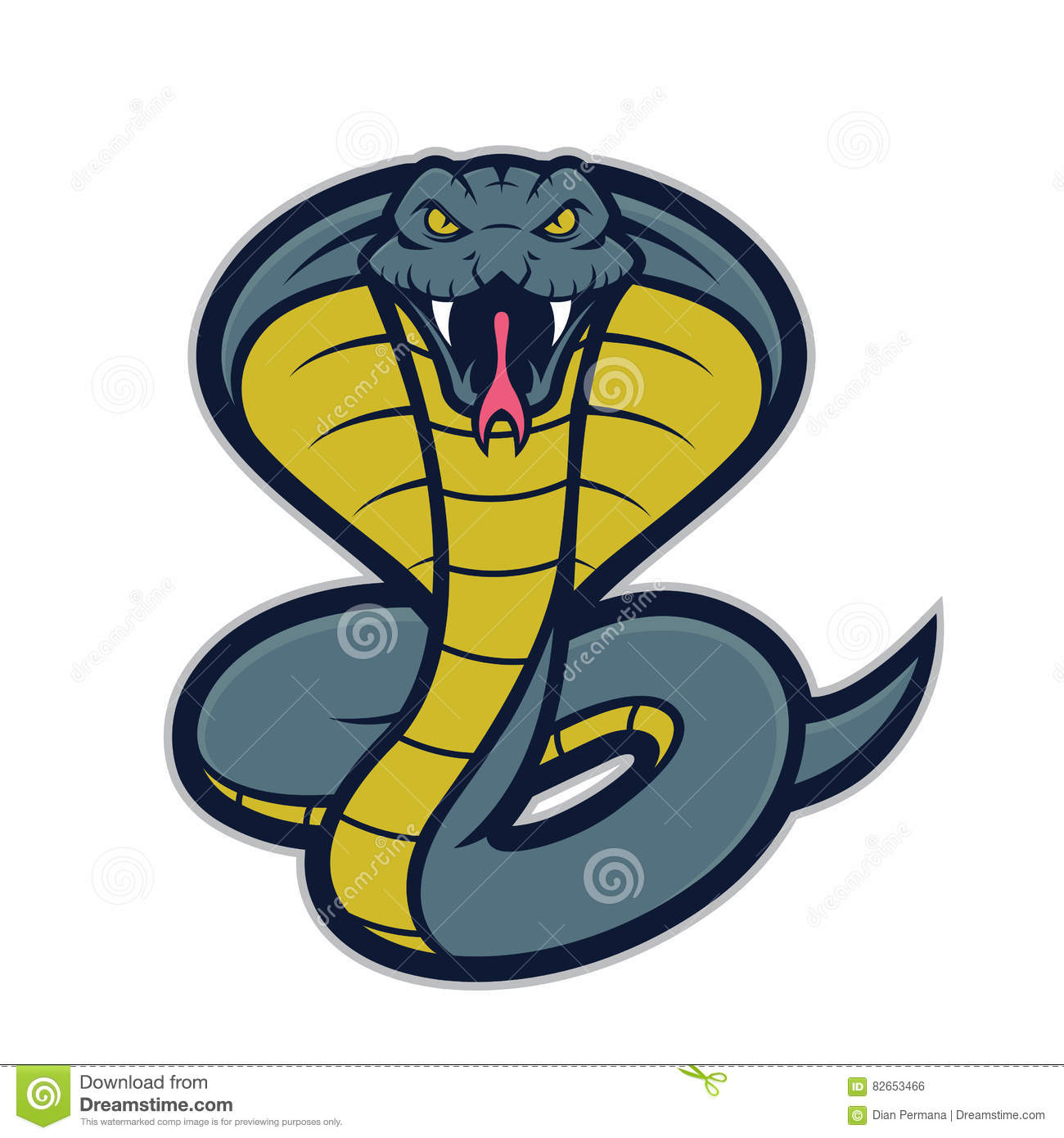 Detail King Cobra Clipart Nomer 42