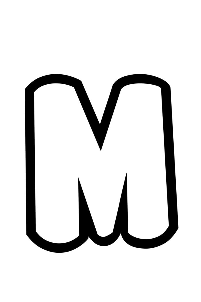 Detail M Letter Image Nomer 21