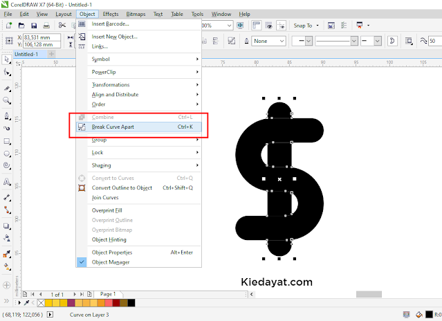 Detail Memisahkan Gambar Corel Nomer 21