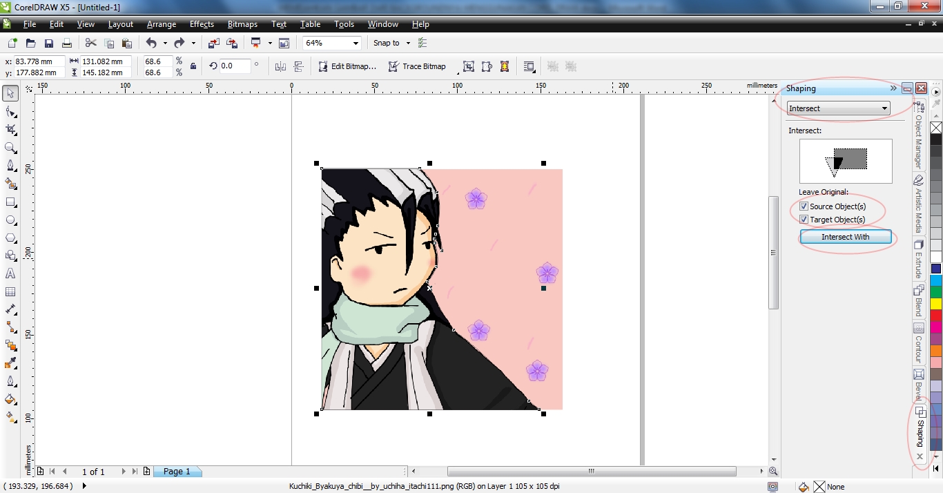 Detail Memisahkan Gambar Corel Nomer 9