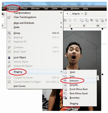 Detail Memotong Gambar Corel Nomer 17