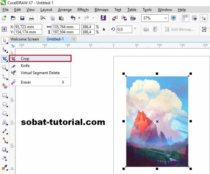 Detail Memotong Gambar Corel Nomer 27