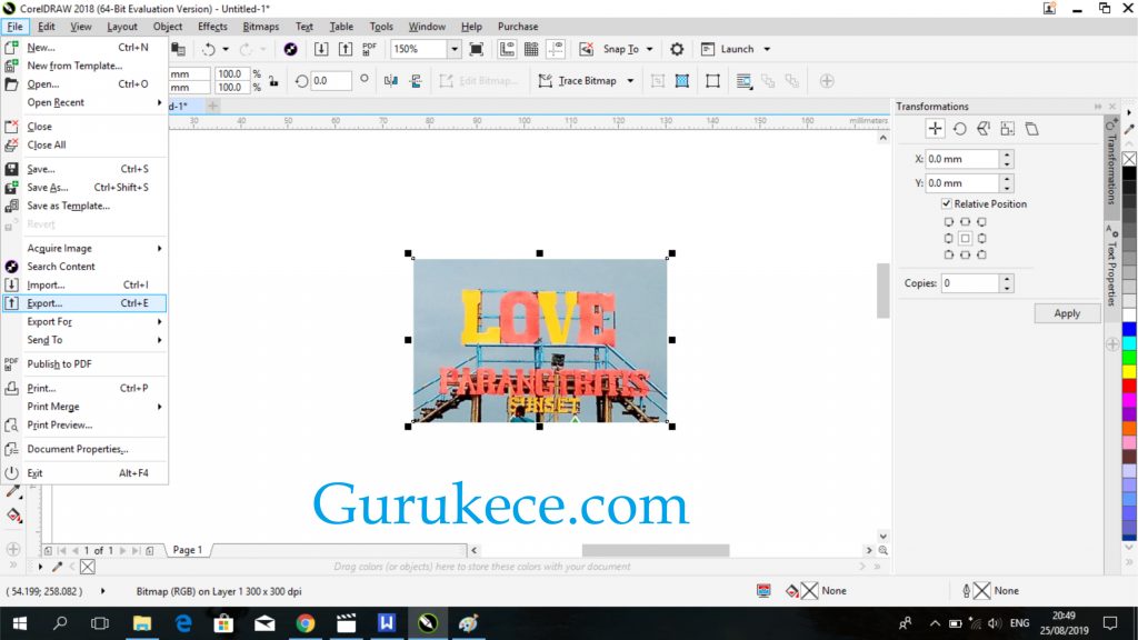 Detail Memotong Gambar Corel Nomer 9