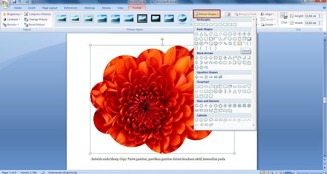 Detail Memotong Gambar Di Ms Word Nomer 25