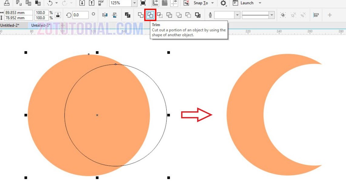 Detail Memotong Gambar Sesuai Bentuk Dengan Corel Draw Nomer 49