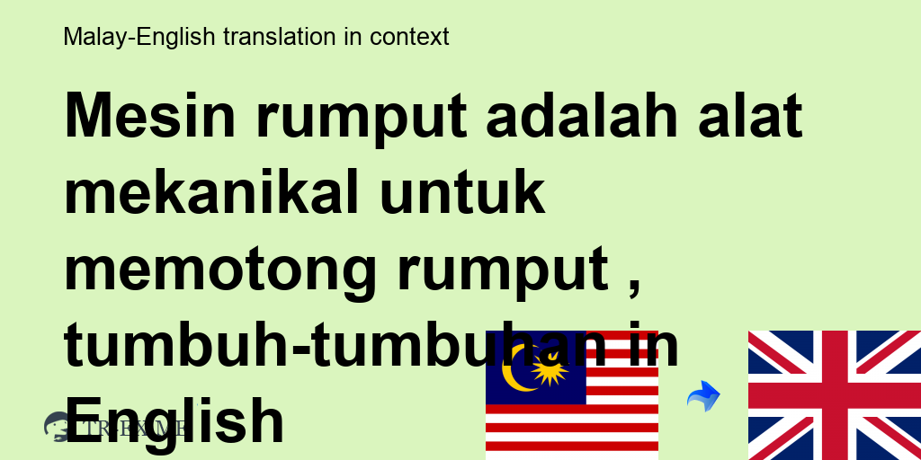 Detail Memotong Rumput In English Nomer 33