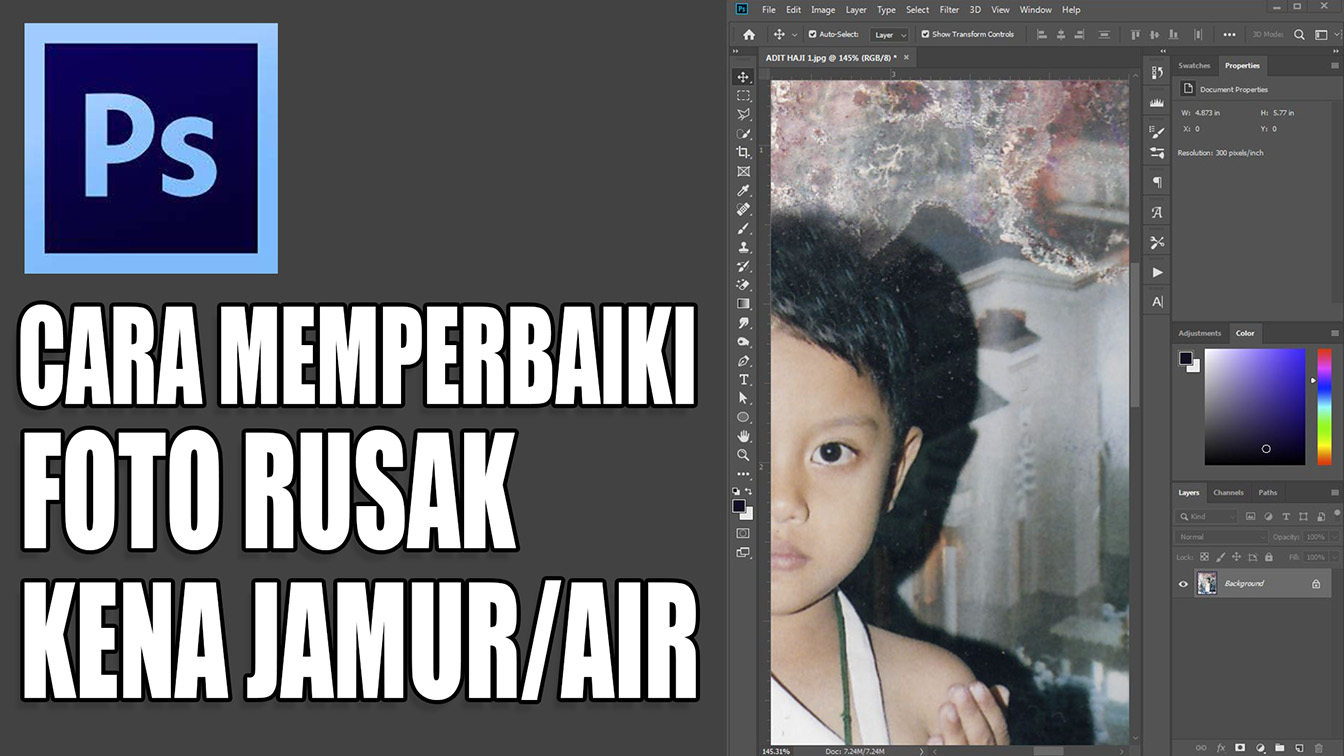 Detail Memperbaiki Foto Rusak Dengan Photoshop Nomer 22