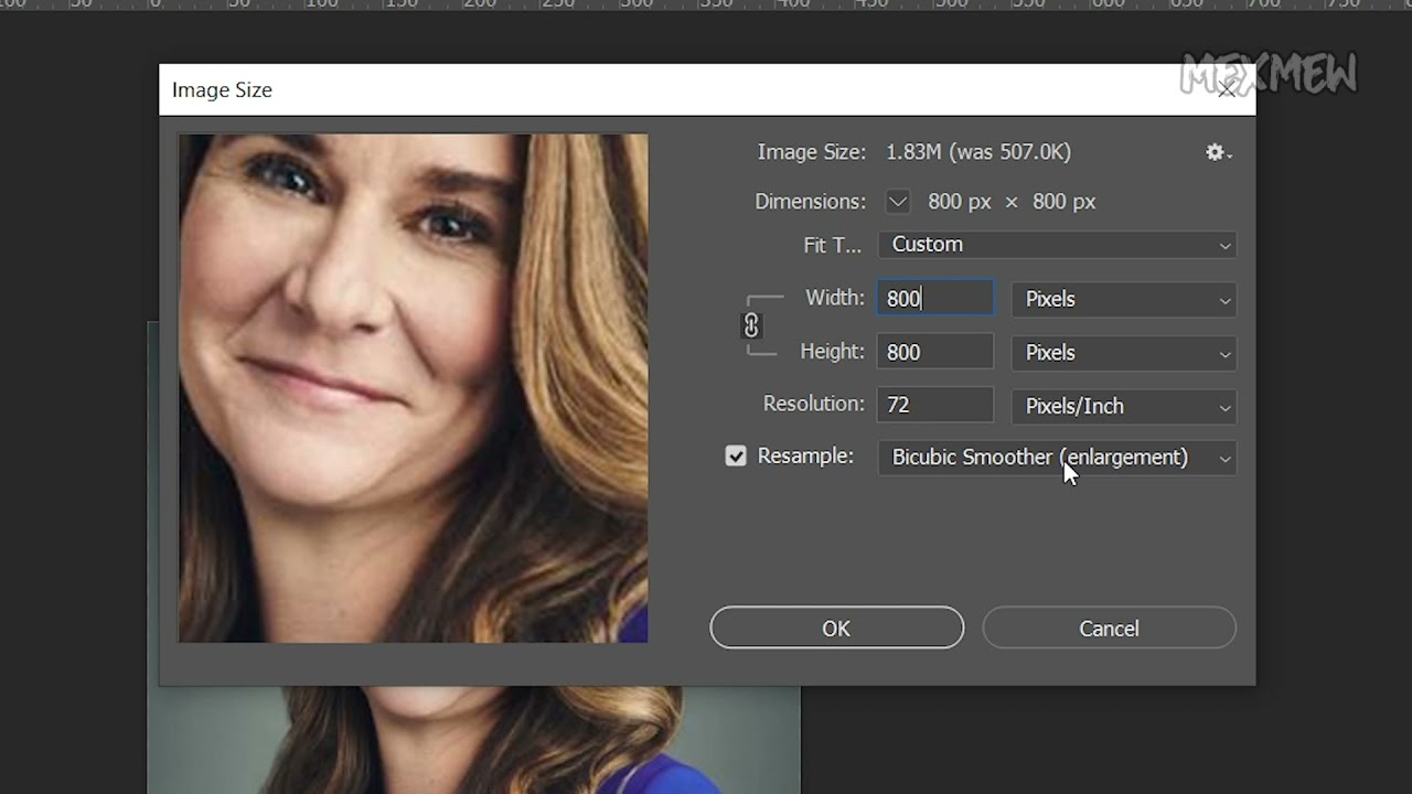 Detail Memperbesar Gambar Di Photoshop Nomer 19