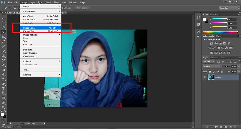 Detail Memperbesar Ukuran Gambar Di Photoshop Nomer 47