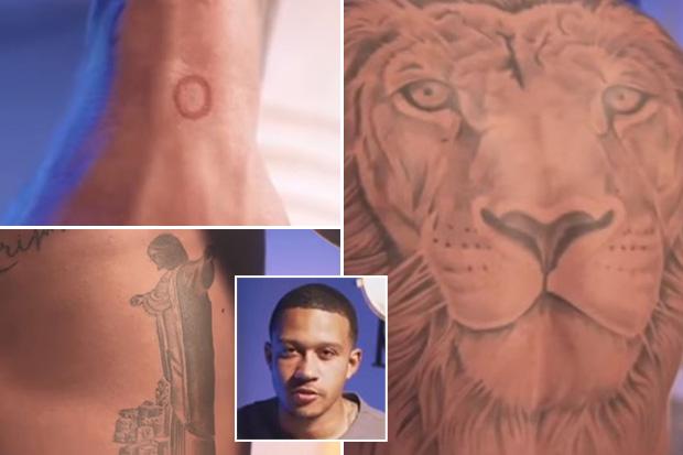 Detail Memphis Depay Tattoo Nomer 49