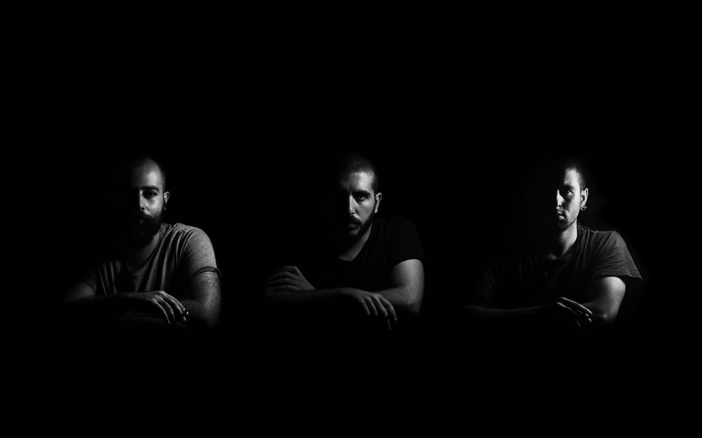 Detail Men In Black Background Nomer 27
