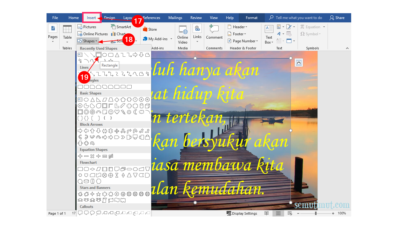 Detail Menambahkan Teks Dibawah Gambar Pada Mr Word Nomer 7