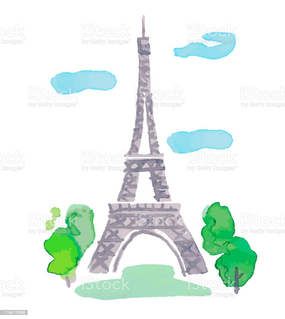 Detail Menara Eifel Kartun Nomer 3