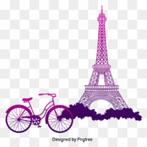 Detail Menara Eiffel Animasi Pink Nomer 27
