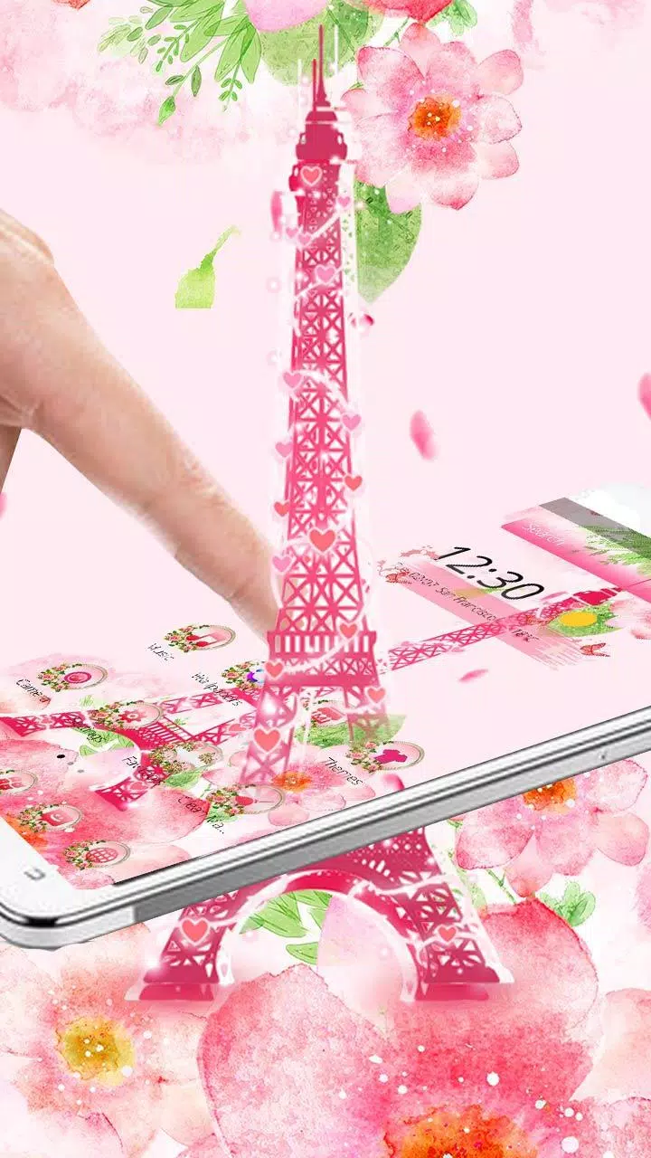 Detail Menara Eiffel Pink Nomer 24