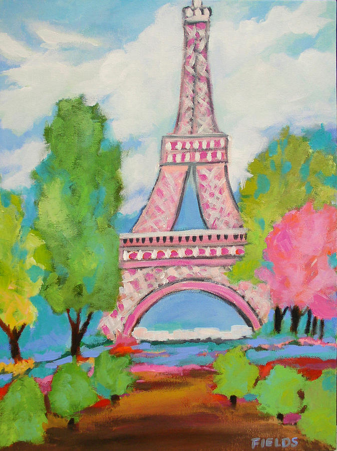 Detail Menara Eiffel Pink Nomer 25