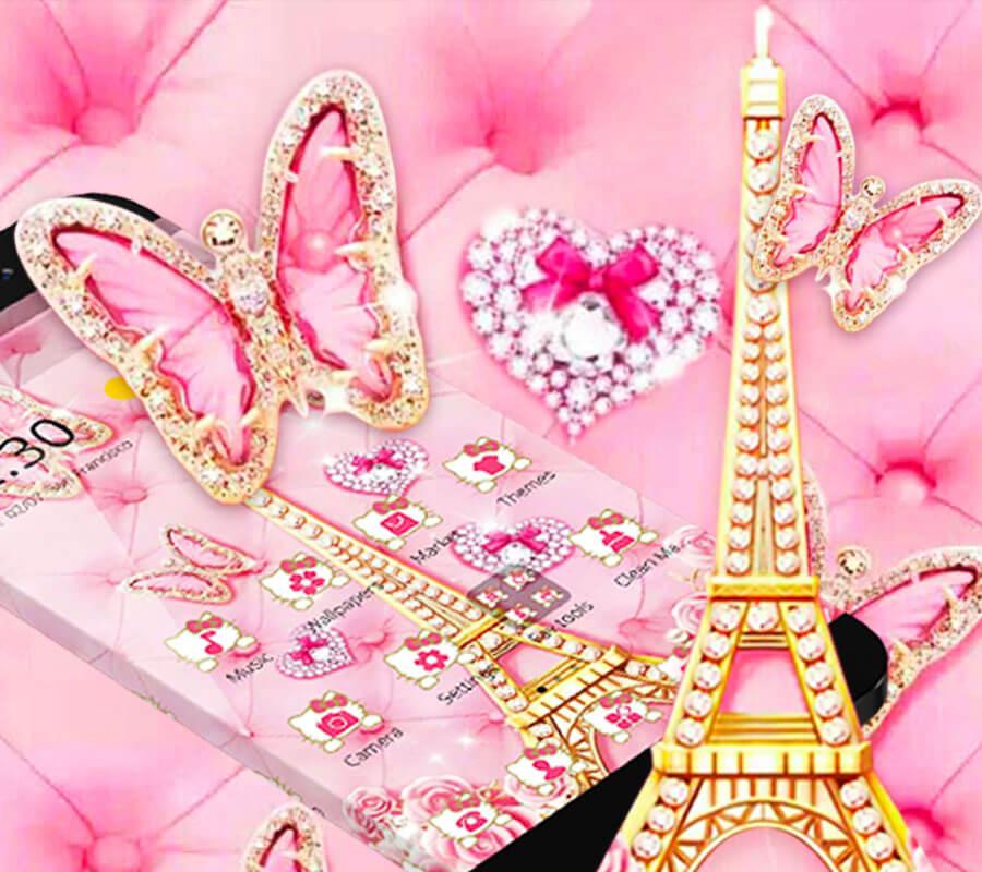 Detail Menara Eiffel Pink Nomer 4