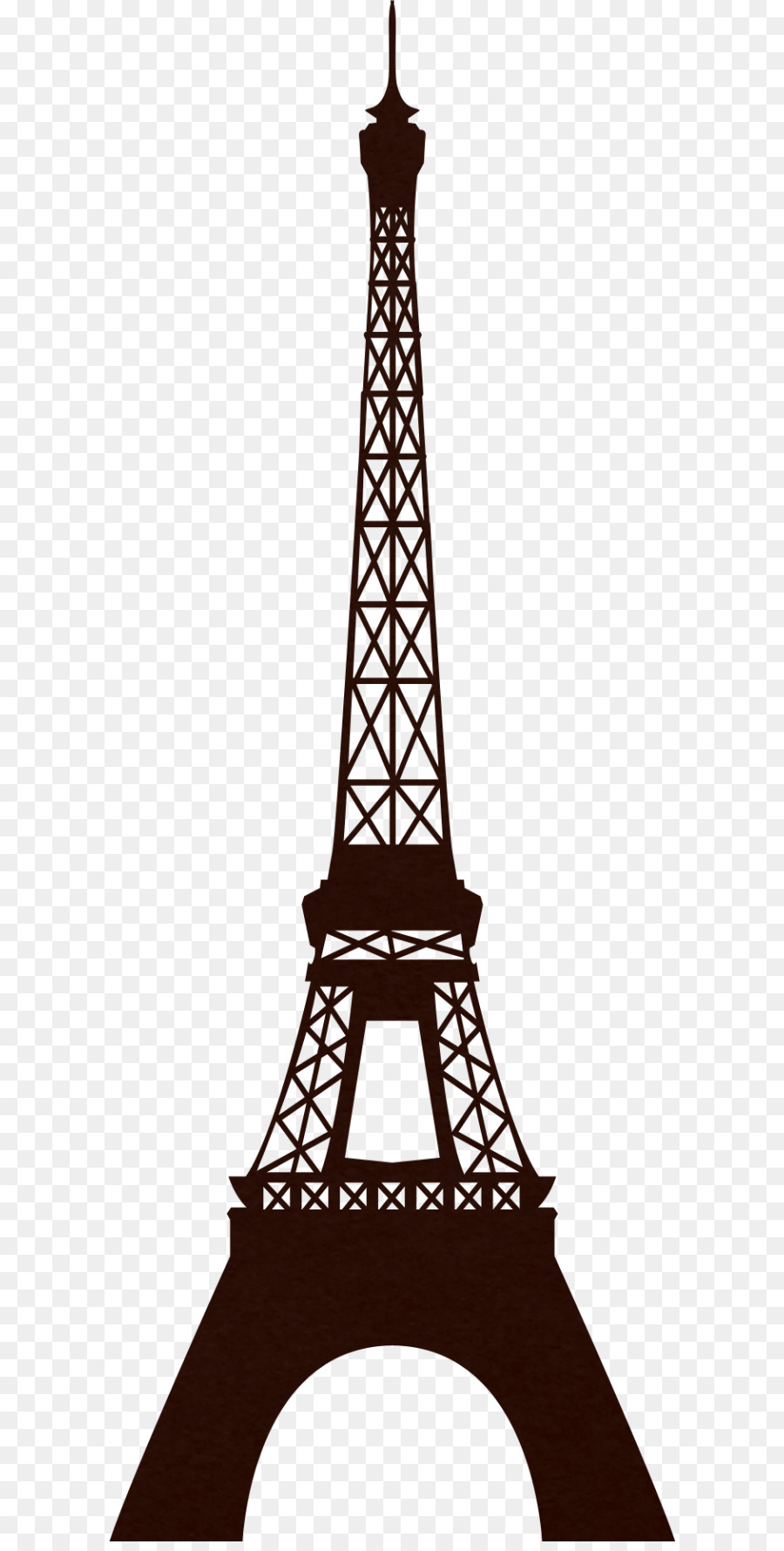 Detail Menara Eiffel Siluet Nomer 11