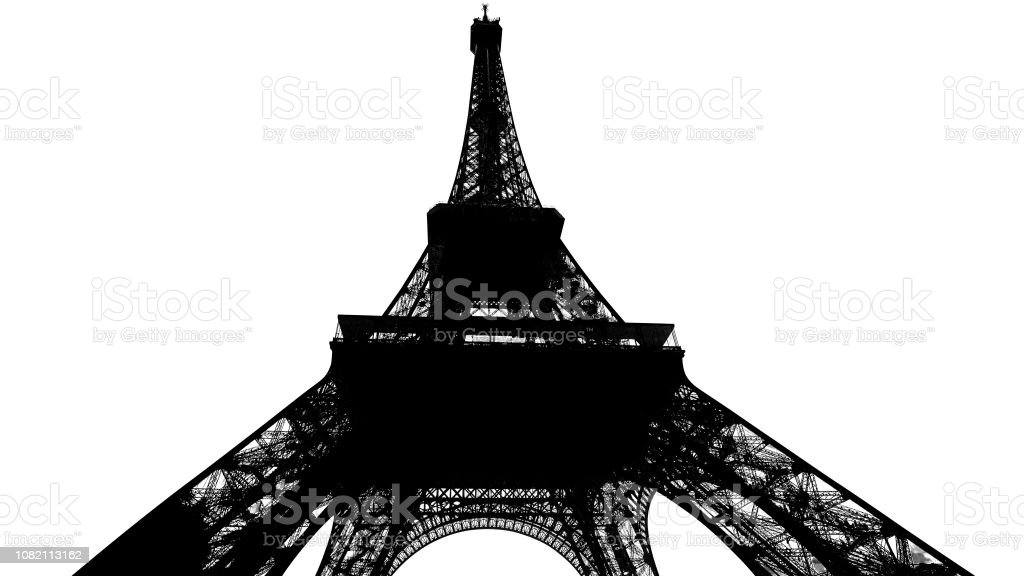 Detail Menara Eiffel Siluet Nomer 15