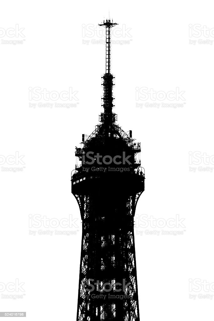 Detail Menara Eiffel Siluet Nomer 24