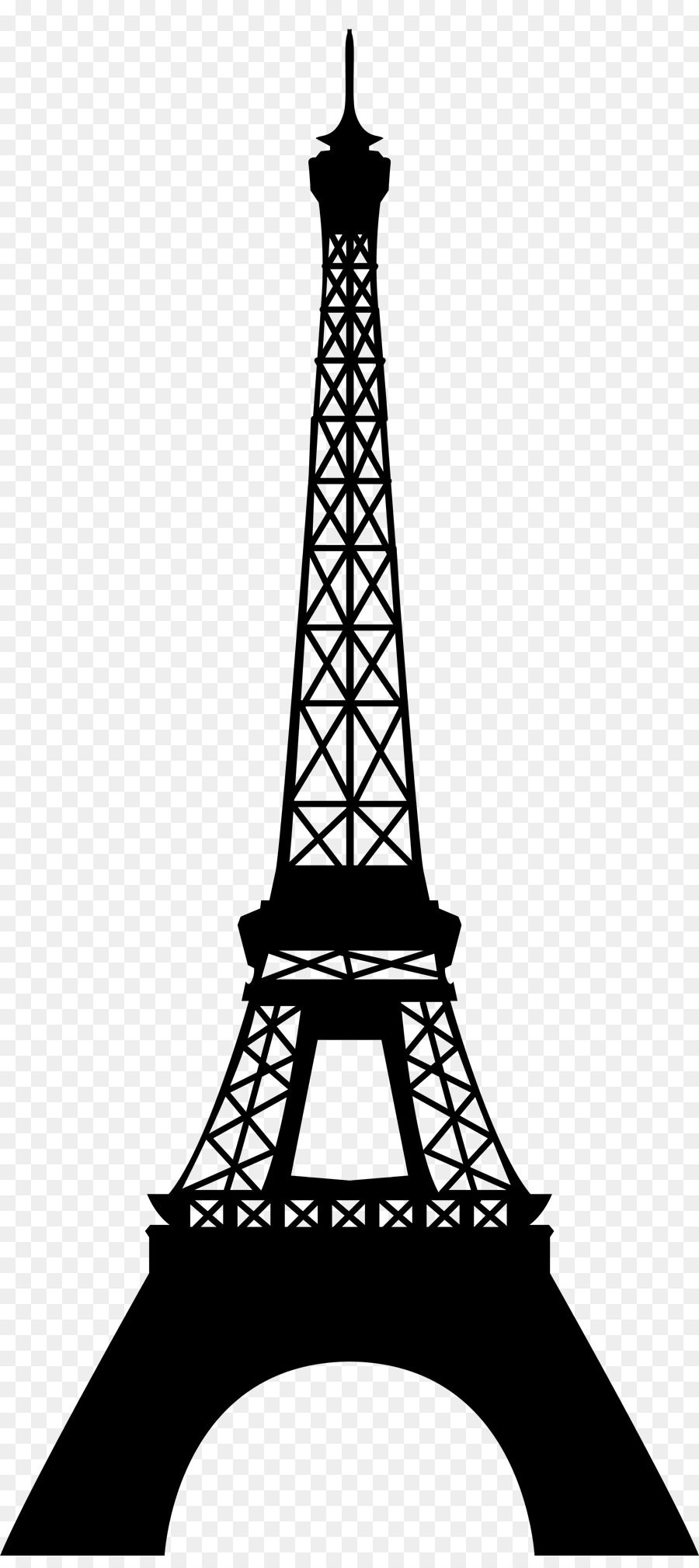 Detail Menara Eiffel Siluet Nomer 4
