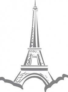 Detail Menara Eiffel Siluet Nomer 31