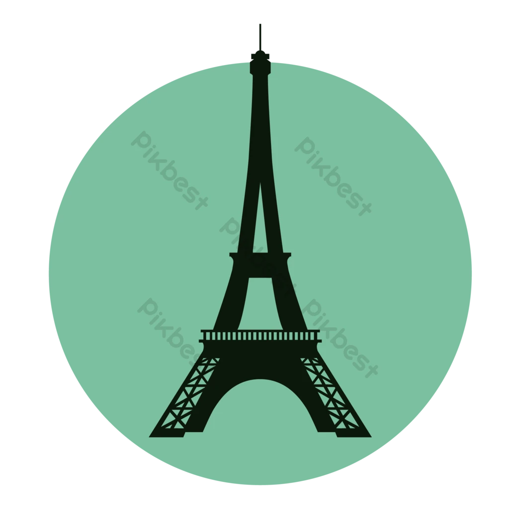 Detail Menara Eiffel Siluet Nomer 43