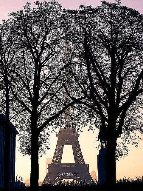 Detail Menara Eiffel Siluet Nomer 45