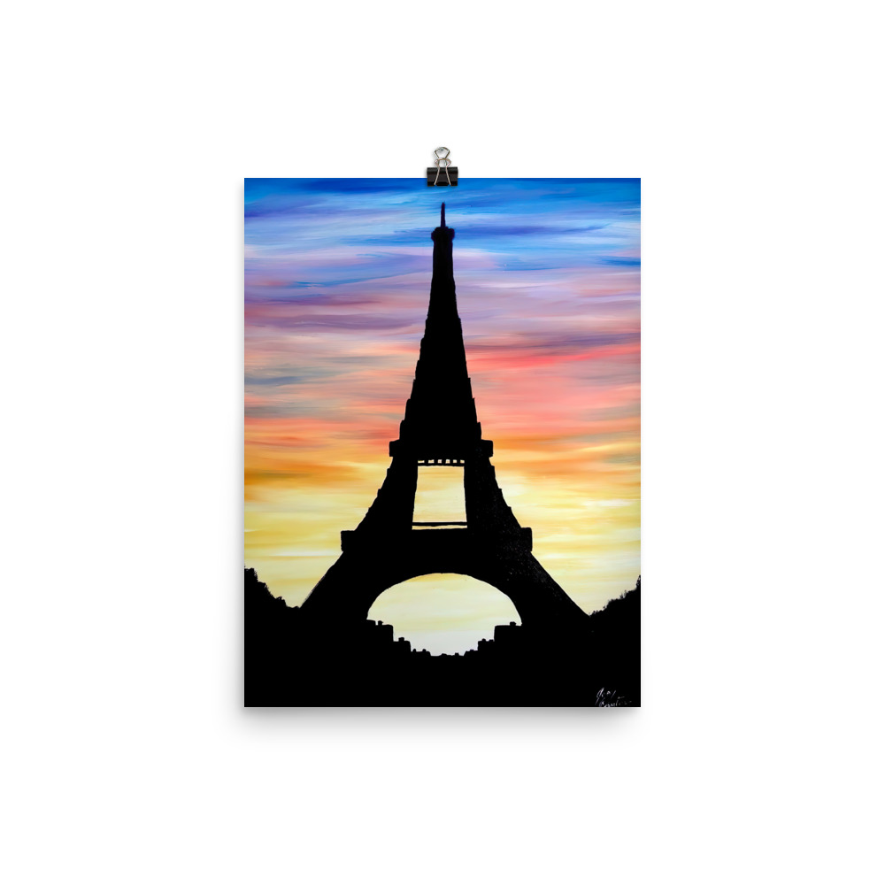 Detail Menara Eiffel Siluet Nomer 52
