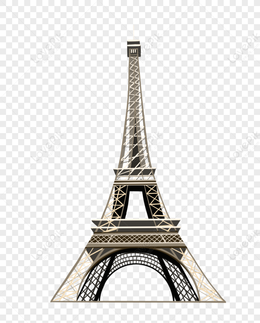 Detail Menara Eiffel Siluet Nomer 54
