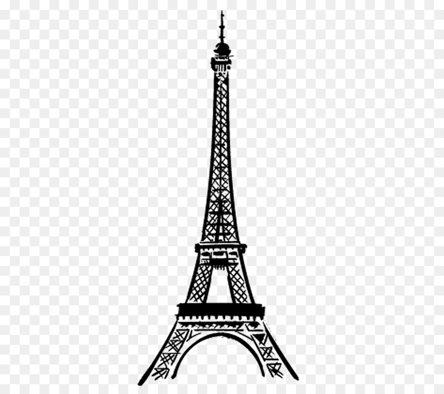 Detail Menara Eiffel Siluet Nomer 7