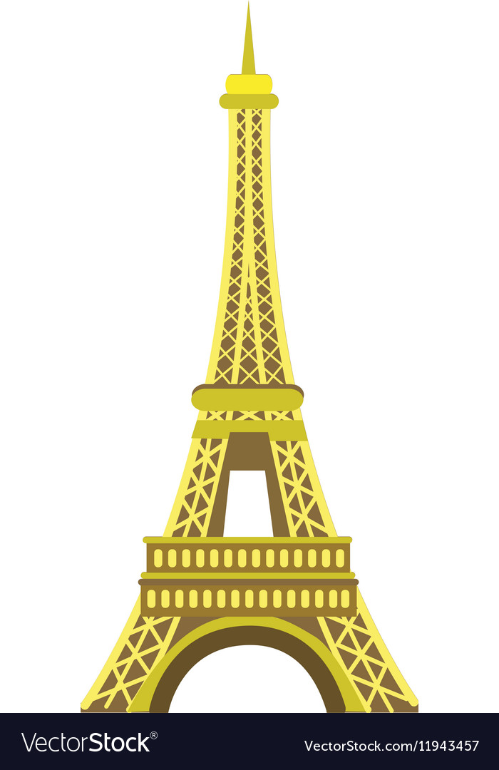 Detail Menara Eiffel Vector Nomer 3