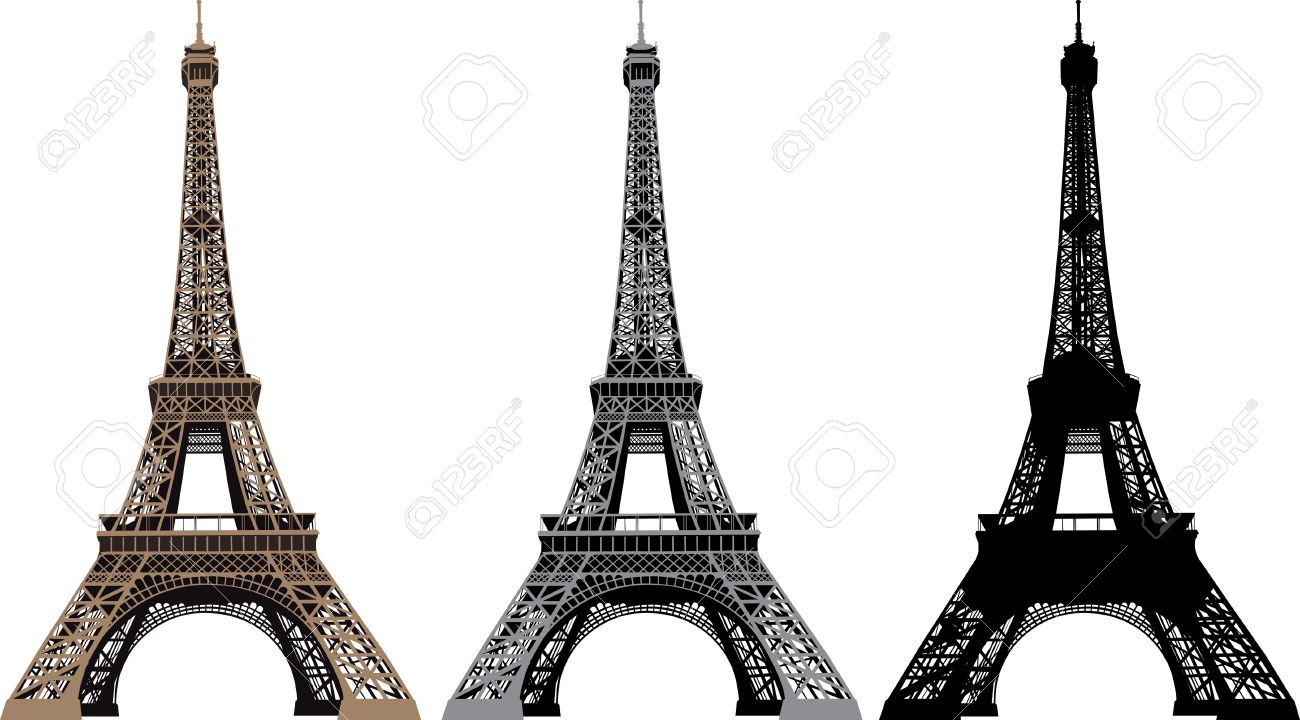 Detail Menara Eiffel Vector Nomer 20