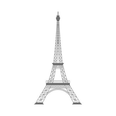 Detail Menara Eiffel Vector Nomer 22