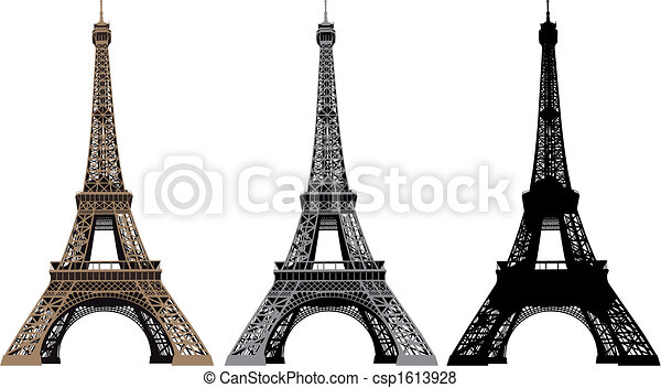 Detail Menara Eiffel Vector Nomer 23