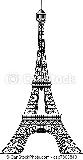 Detail Menara Eiffel Vector Nomer 37