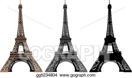 Detail Menara Eiffel Vector Nomer 46