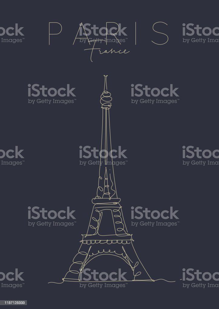 Detail Menara Eiffel Vector Nomer 49