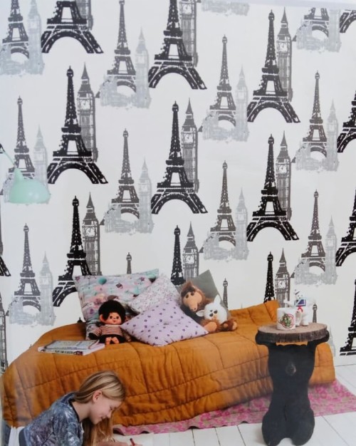 Detail Menara Eiffel Wallpaper Kamar Nomer 13