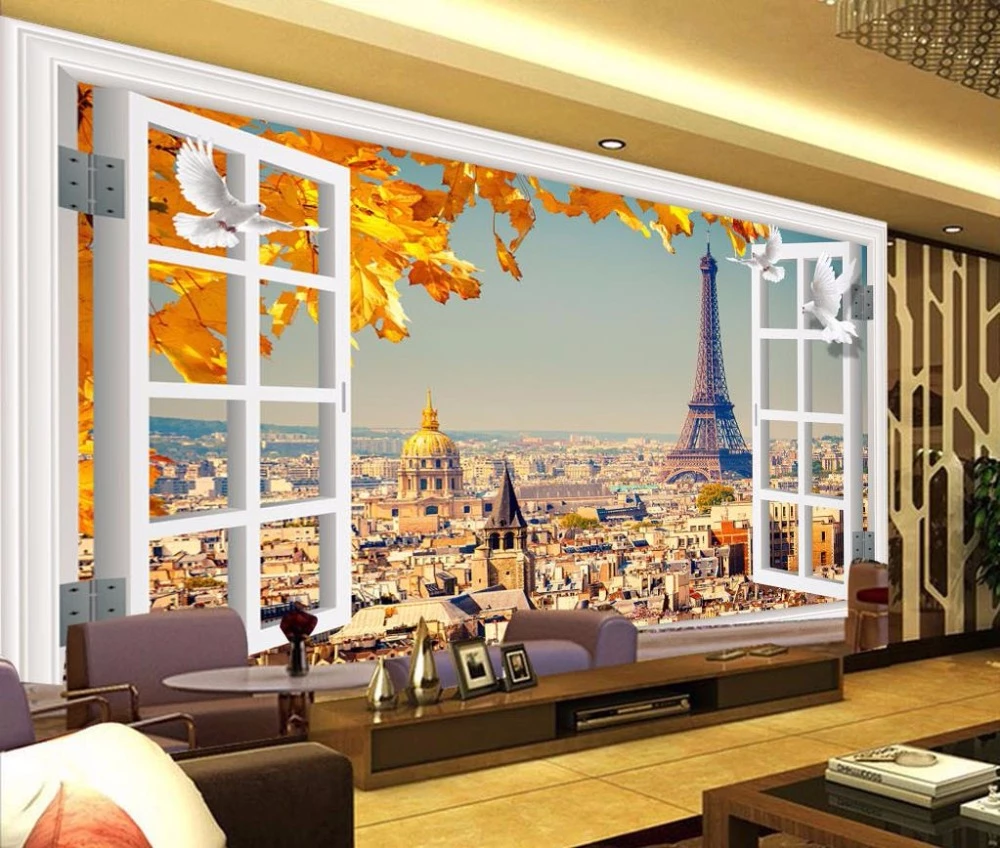Detail Menara Eiffel Wallpaper Kamar Nomer 30