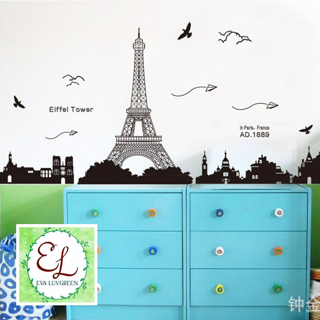 Detail Menara Eiffel Wallpaper Kamar Nomer 38