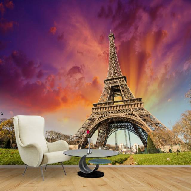Detail Menara Eiffel Wallpaper Kamar Nomer 47