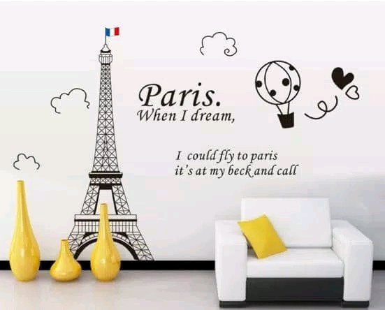 Detail Menara Eiffel Wallpaper Kamar Nomer 49